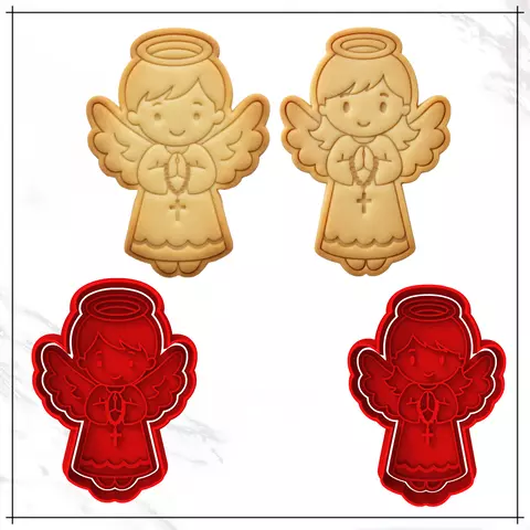 Cortador e Carimbo - Anjos 2 - comprar online