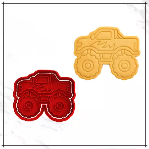 Cortador e Carimbo - Carro Monstro - comprar online