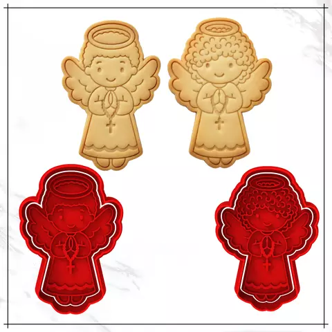 Cortador e Carimbo - Anjos 1 - comprar online