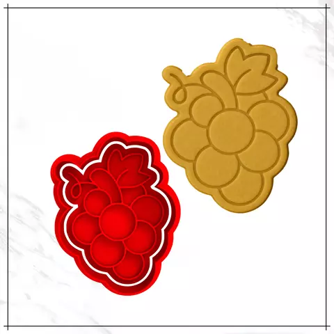 Cortador e Carimbo - Uva - comprar online