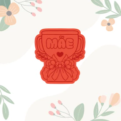 Cortador e Carimbo - Troféu mãe - comprar online