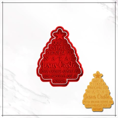 Cortador e Carimbo - Que a estrela principal do Natal, Jesus Cristo, possa brilhar na vida daqueles que o buscam - comprar online