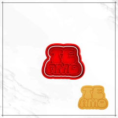 Cortador e Carimbo - Te amo 2 - comprar online