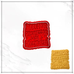 Cortador e Carimbo - Melhor Professor da História - comprar online