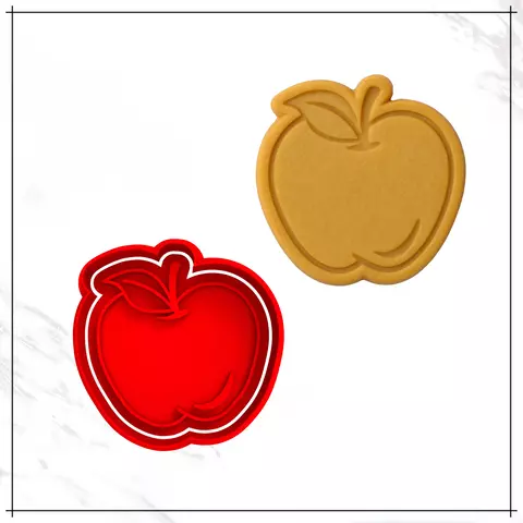 Cortador e Carimbo - Maça - comprar online