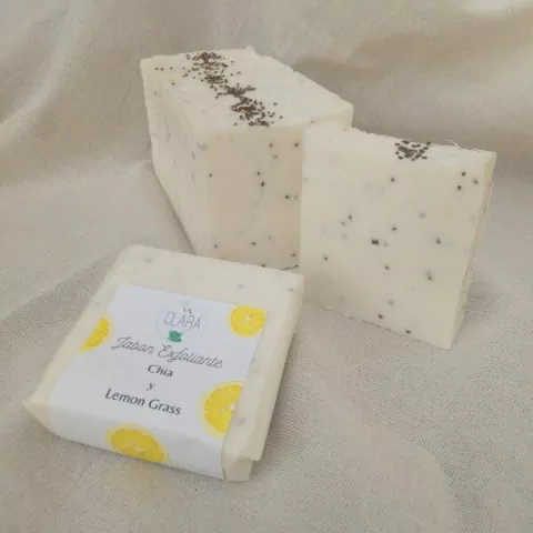 Jabón Exfoliante - Chía y Lemon grass