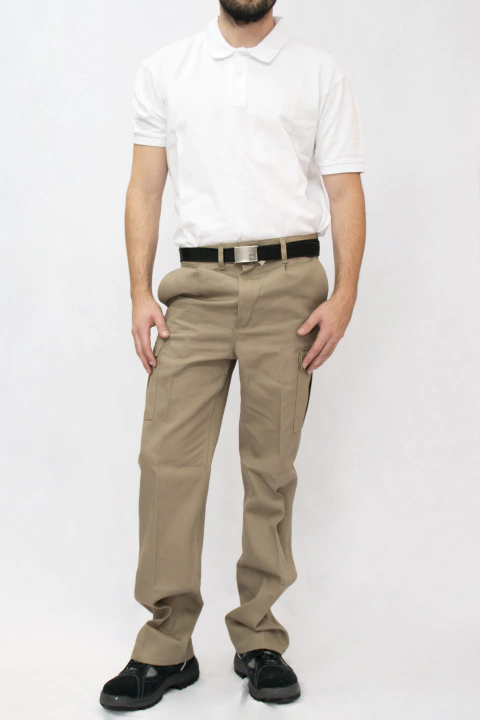 Pantalon de Trabajo Cargo Beige