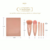 Set Makeup Portatil - 5 Brochas + Estuche + Espejo - Oregon
