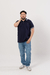 Chomba Micropique Big Fit Con Cuello Tejido Combinado - comprar online