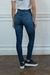Jean Urban Skinny Azul Oscuro Con Hilo Camel - tienda online