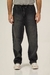Jogger Relax Negro Con Elastico En Cintura - comprar online