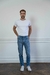 Jean Slim Confort Azul Medio Localizado - comprar online