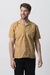 Camisa De Gabardina Teñida
