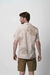 Camisa Suelta Lino Estampado Hojas - comprar online