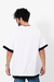 Remera De Jersey Oversize Bajoruedos Y Cuello Combinados en internet