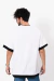 Remera De Jersey Oversize Bajoruedos Y Cuello Combinados en internet