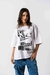 Remera De Jersey Largo Estampa Degrade en internet