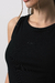Musculosa Collareta Ancha Con Borgado