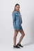 Campera De Jeans Celeste Crop en internet