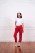 Pantalon De Friza Basico Con Estampa - tienda online