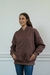 Buzo Canguro Oversize Frizado Con Estampa - comprar online