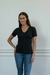 Remera De Algodon Con Lycra Escote V - Gabuccimayorista.com.ar
