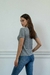 Remera De Algodon Con Lycra Escote V en internet