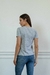 Remera De Algodon Con Lycra Escote V