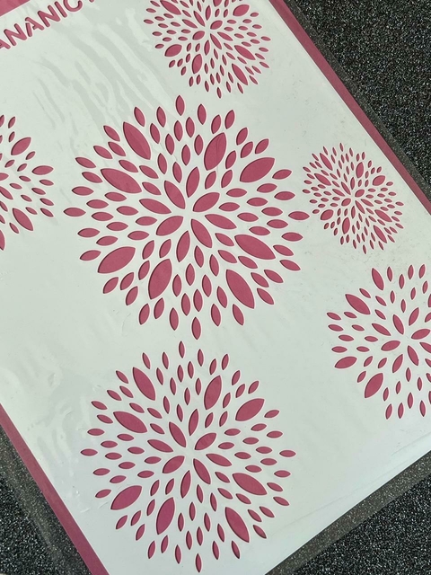 Stencil para confeitaria n° 089 - Linha nani Magalhães