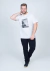 Camiseta Plus Size Malha Relevo New Day Branca