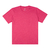 Camiseta básica lisa de cor bordô em algodão, modelo plus size.