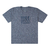 Camiseta plus size em malha azul marinho com estampa de touro e a palavra "YOUSIZE".