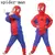 Conjunto Infantil do Homem-Aranha: Camisa de Mangas Compridas, Calças e Máscara – Aventura Completa para Pequenos Super-Heróis
