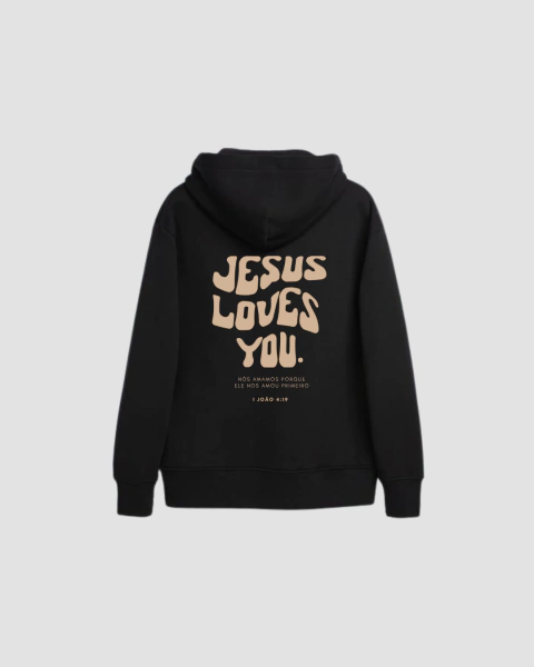 Casaco Jesus Loves You - comprar online