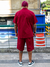 CAMISA WORK SHIRT RUA WEAR PATCH BORDADA - VINHO - loja online