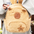 Mochila Peluche Capybara Estrella - comprar online
