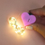 Luz Alambre Corazon - Wopp! Tienda De Regalos