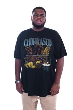 CAMISETA KOROVA LUIDEVERSO VINTONE CHURRASCO PRETA - comprar online