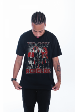 CAMISETA KOROVA REBELDE RBD 90s PRETA - comprar online