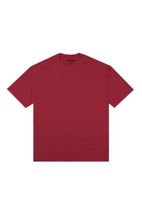 CAMISETA NOVA OVERSIZED KOROVA VERMELHO - comprar online