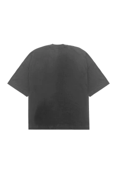 CAMISETA HEAVY BOXY KOROVA CINZA ESTONADA - comprar online
