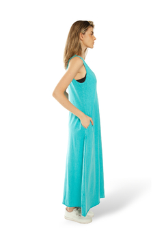 VESTIDO REGATA LONGO KOROVA VERDE PISCINA - Korova