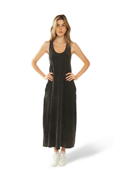 VESTIDO REGATA LONGO KOROVA PRETO SKY - comprar online