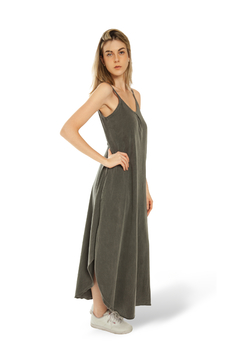 VESTIDO STELLA KOROVA CINZA ESTONADO na internet