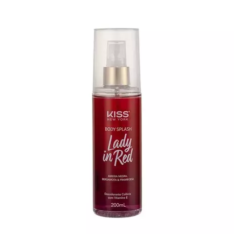 Body Splash Lady In Red 200ml - KISS NY - comprar online