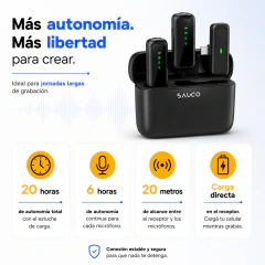 Micrófono Inalámbrico Corbatero - Celular, Android, Iphone. - Tienda Sauco