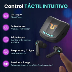 Auriculares Inalámbricos Gamer Celular Luces RGB Android iPhone - tienda online