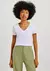 Blusa Básica Feminina Slim Decote V 02TQ HERING - AREA ECLETICA