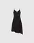 Vestido Midi Feminino Recorte Assimétrico Em Cetim 1000121544 ENFIM - loja online