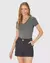 Blusa Básica Feminina Decote V 1000004502 MALWEE
